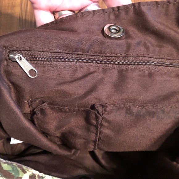 AWESOME VINTAGE BOHO PEACE BAG W/ MAGNETIC CLOSURE - Picture 3 of 4